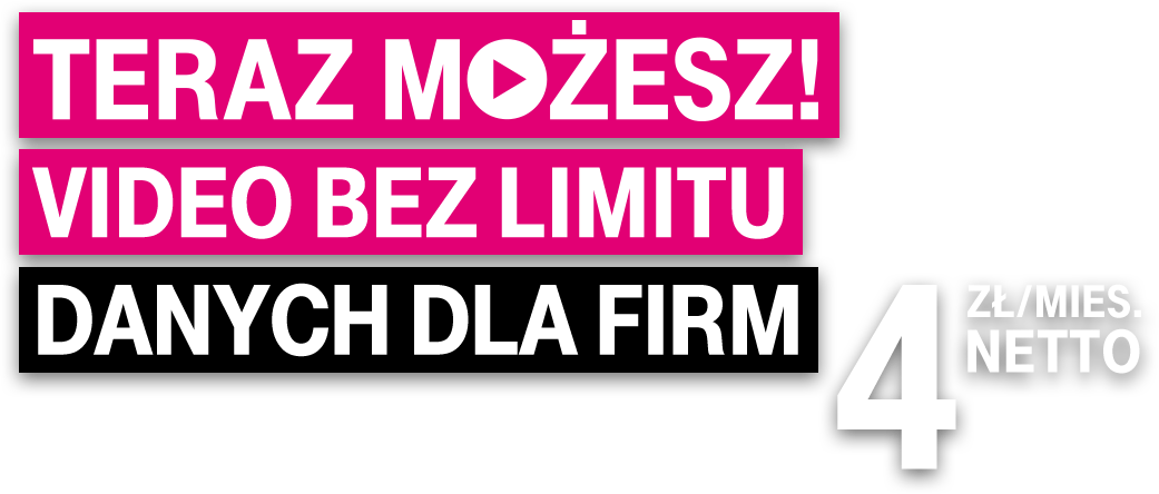 Teraz możesz! Video bez limitu danych 5zł/mies.