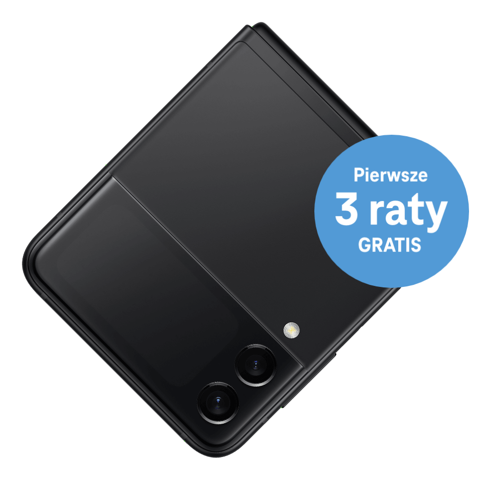 Samsung Galaxy Z Flip3 - Mglista czerń