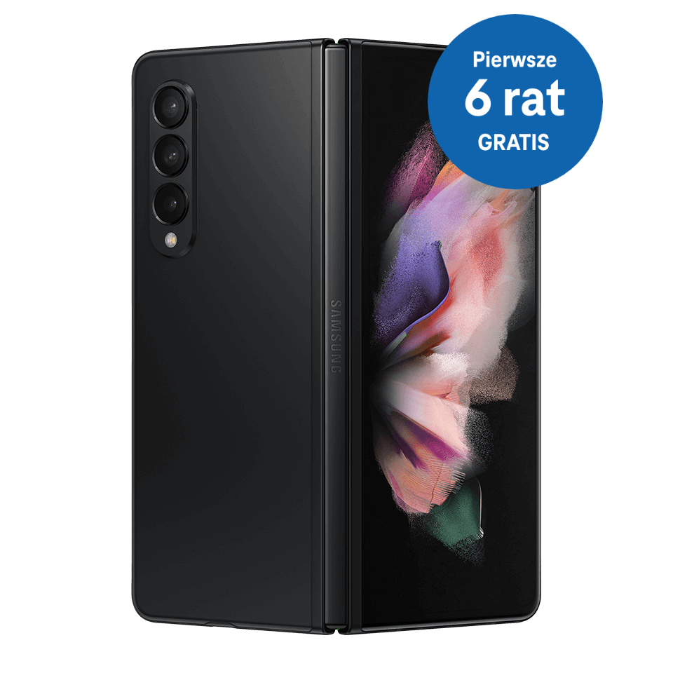 Samsung Galaxy Z Fold3 - Mglista czerń