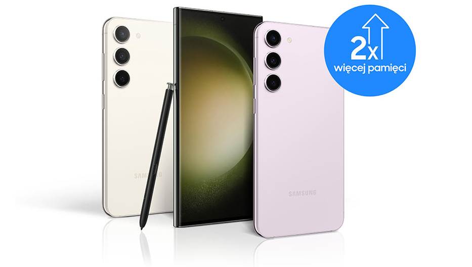 Kup smartfon z serii Galaxy S23 i zyskaj 2x więcej pamięci oszczędzając nawet XXX zł