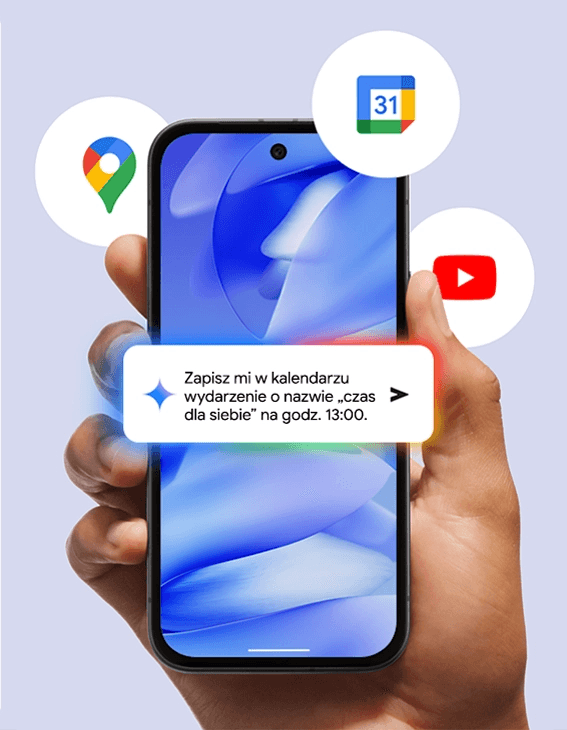 Google Pixel 9a demonstruje funkcje Gemini AI