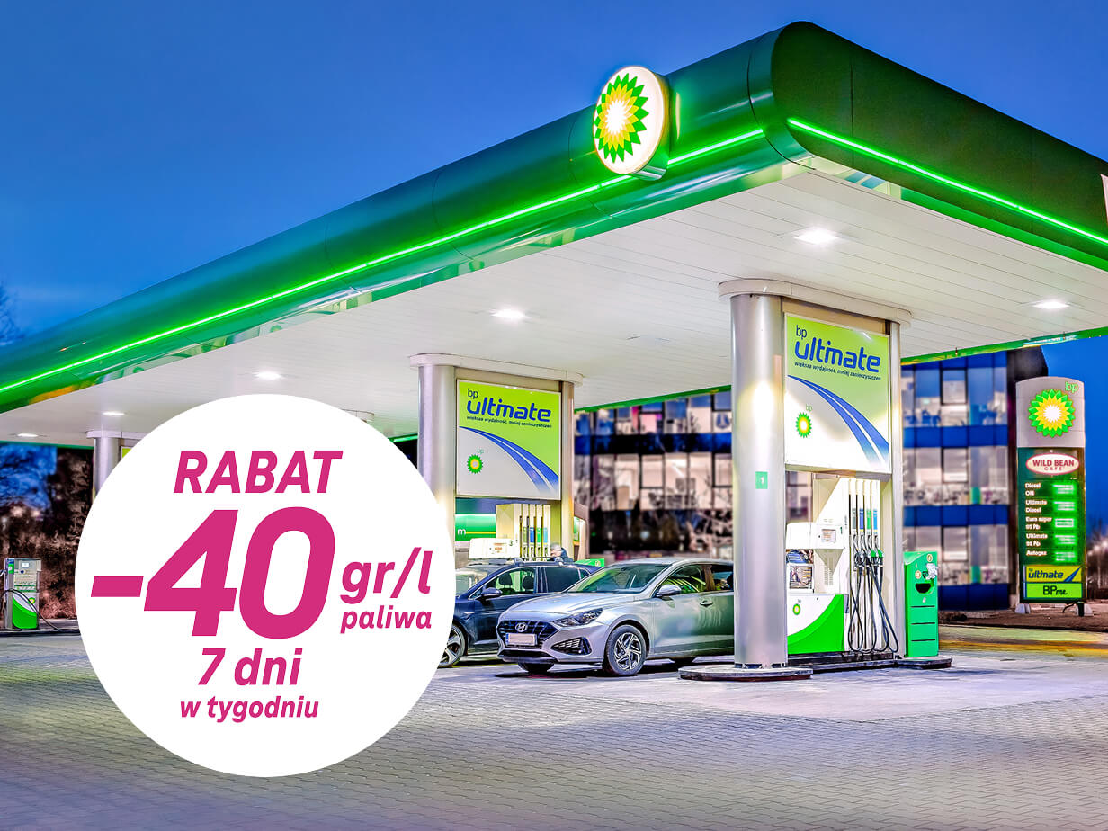 rabat: -40gr/l 7 dni w tygodniu