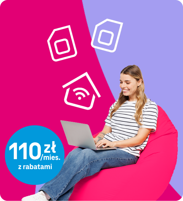 Obrazek przedstawiający zapakowane prezenty i bombka z napisem 30zł/mies z rabatami