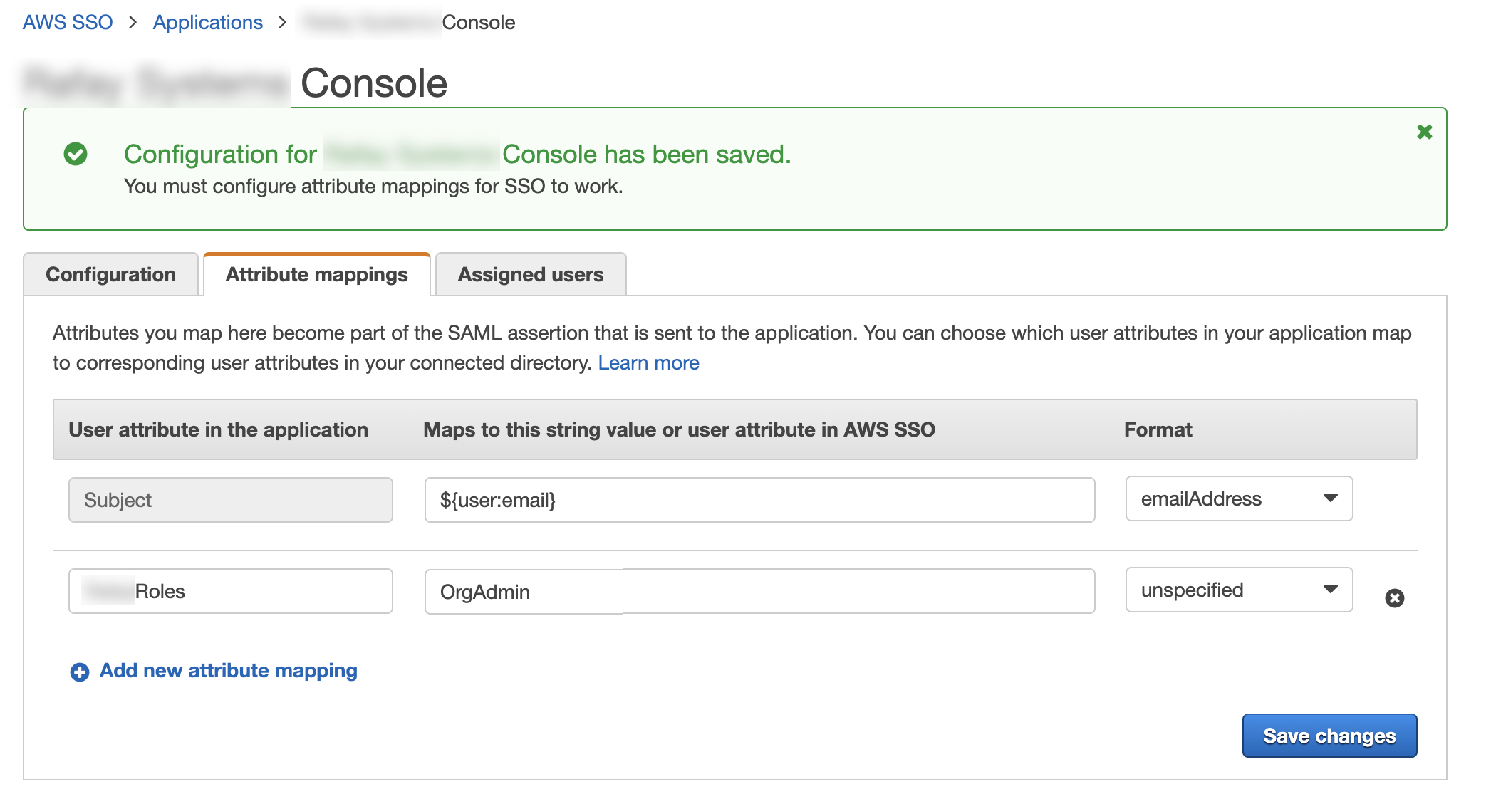 Configure SAML