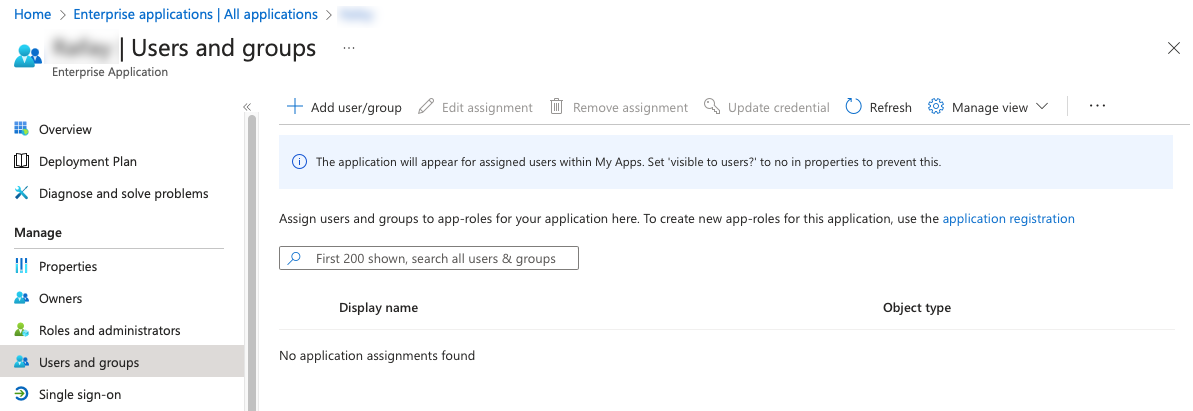 Assign Groups