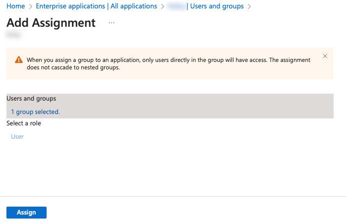Assign Groups