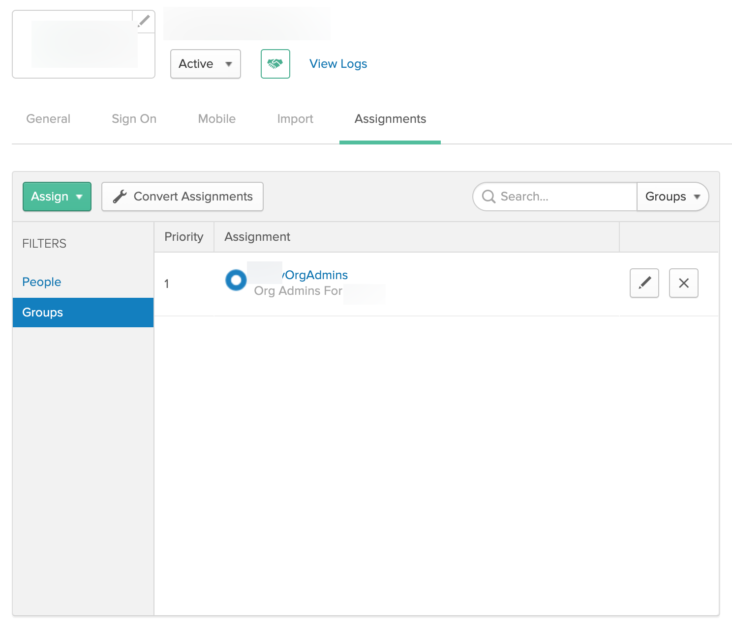Assign Groups