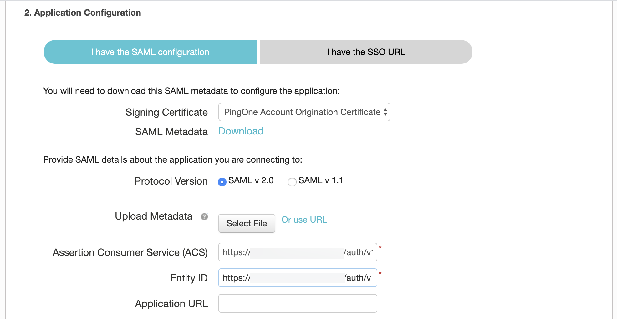 Configure SAML