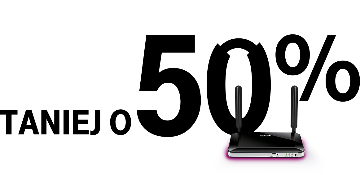 Superszybki internet domowy lte taniej o 50%